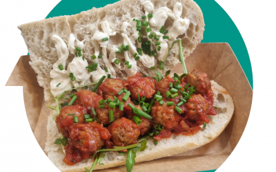 Spicy Meatball Bocadillo