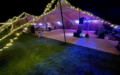 Stretch Tent by Night