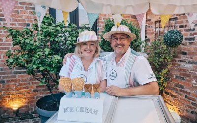 Brilliant service and delicious Ice Cream