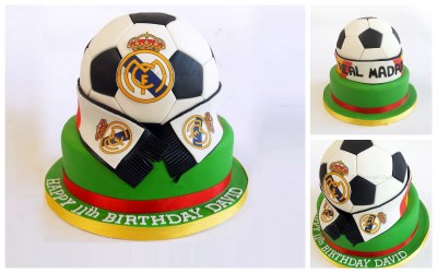 Real Madrid Football Cake