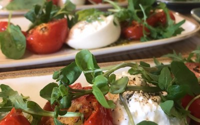 Roasted Tomato and Burrata Salad