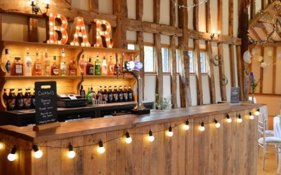 Rustic Bar at The Garden Barn