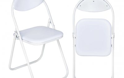  Padded Chairs (WHITE)