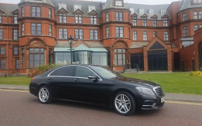 The picturesque Slieve Donard Hotel to Int Airport Belfast.