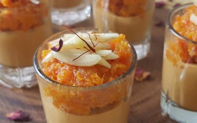 Gajar halwa cheescake