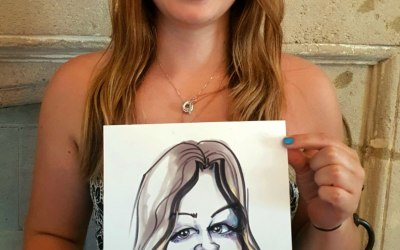 Gorgeous wedding caricatures 