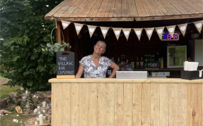 Out door DIY wedding bar