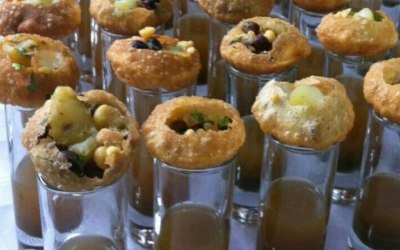 Pani puri shots