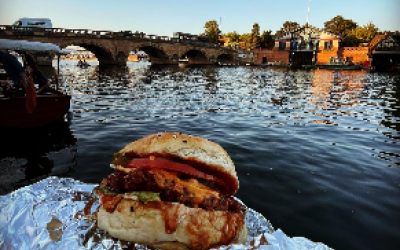 The saucy chicken burger