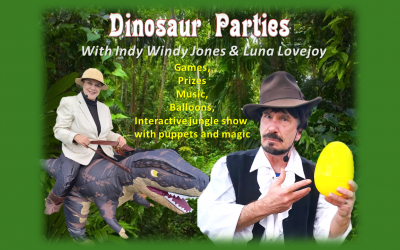 Can you out smart the T Rex? Join Indie Windy Jones and Betina Boggle to find out!