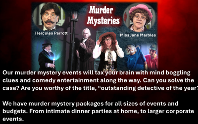 Can you solve the murder at one of our fabulous murder mystery nights?