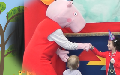 Ah, it's Peppa Pig come to say hello!