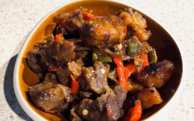 Peppered Beef & Dodo (Plantain)