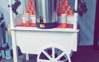 Our stylish cart for mulled wine, sweets you name it weve got it!