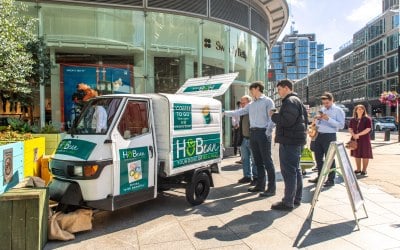 Piaggio Ape on a corporate event 