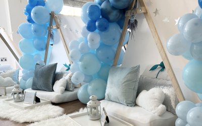 Blue Themed Sleepover in Kensington