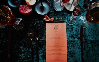 Autumn Wedding Menu