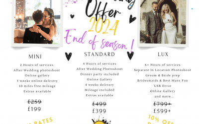 End of 2024 Season Wedding Deals