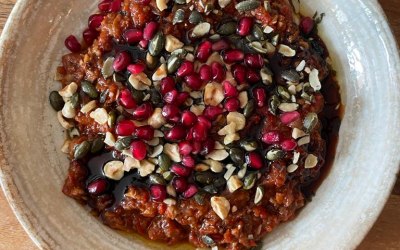 Muhammara: pepper and wallnut dip