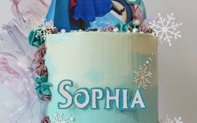 Frozen themed cake