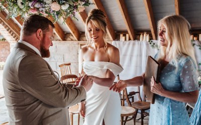 Lovely outside/inside ceremony